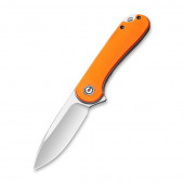 Складной нож CIVIVI Elementum D2 Steel Satin Finished Handle G10 Orange